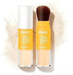 Polvo fijador de protección solar mineral, pr...