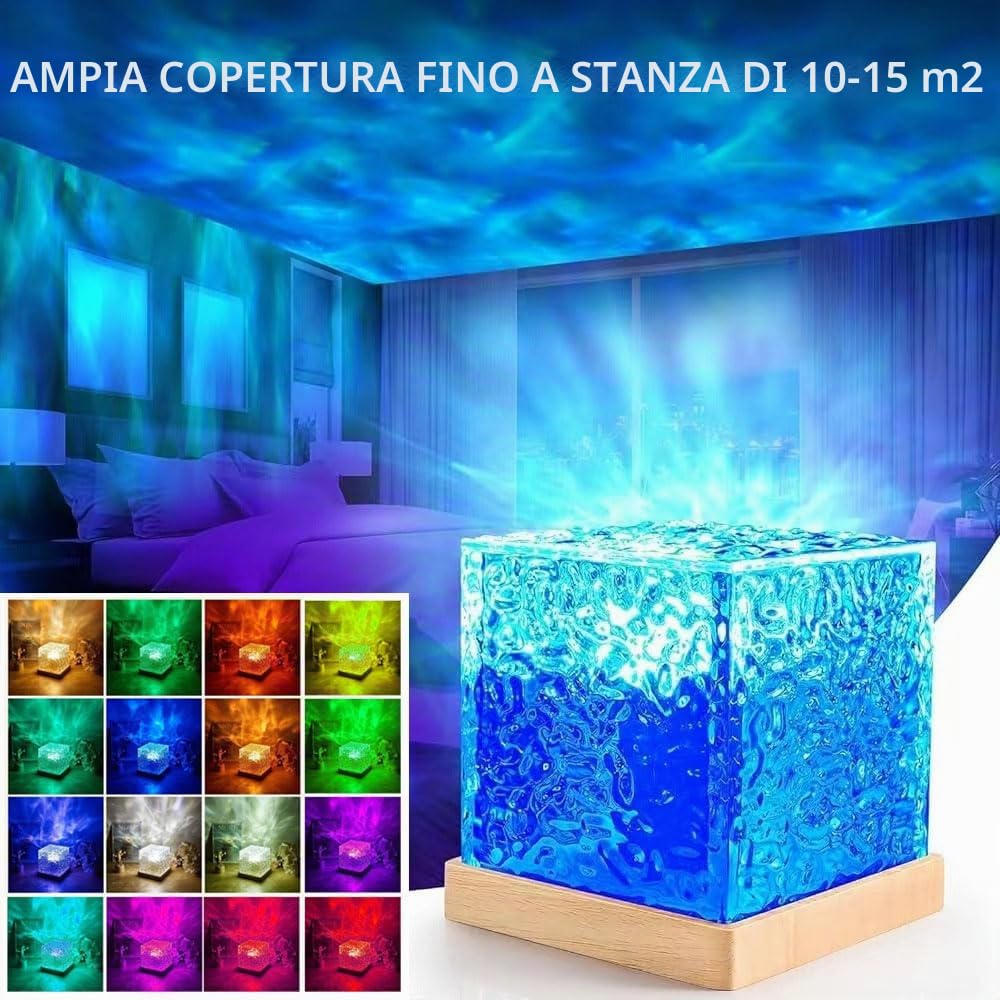 Aurora Boreale,lampada aurora boreale, proiettore da soffitto, per camera da letto, festa, bar