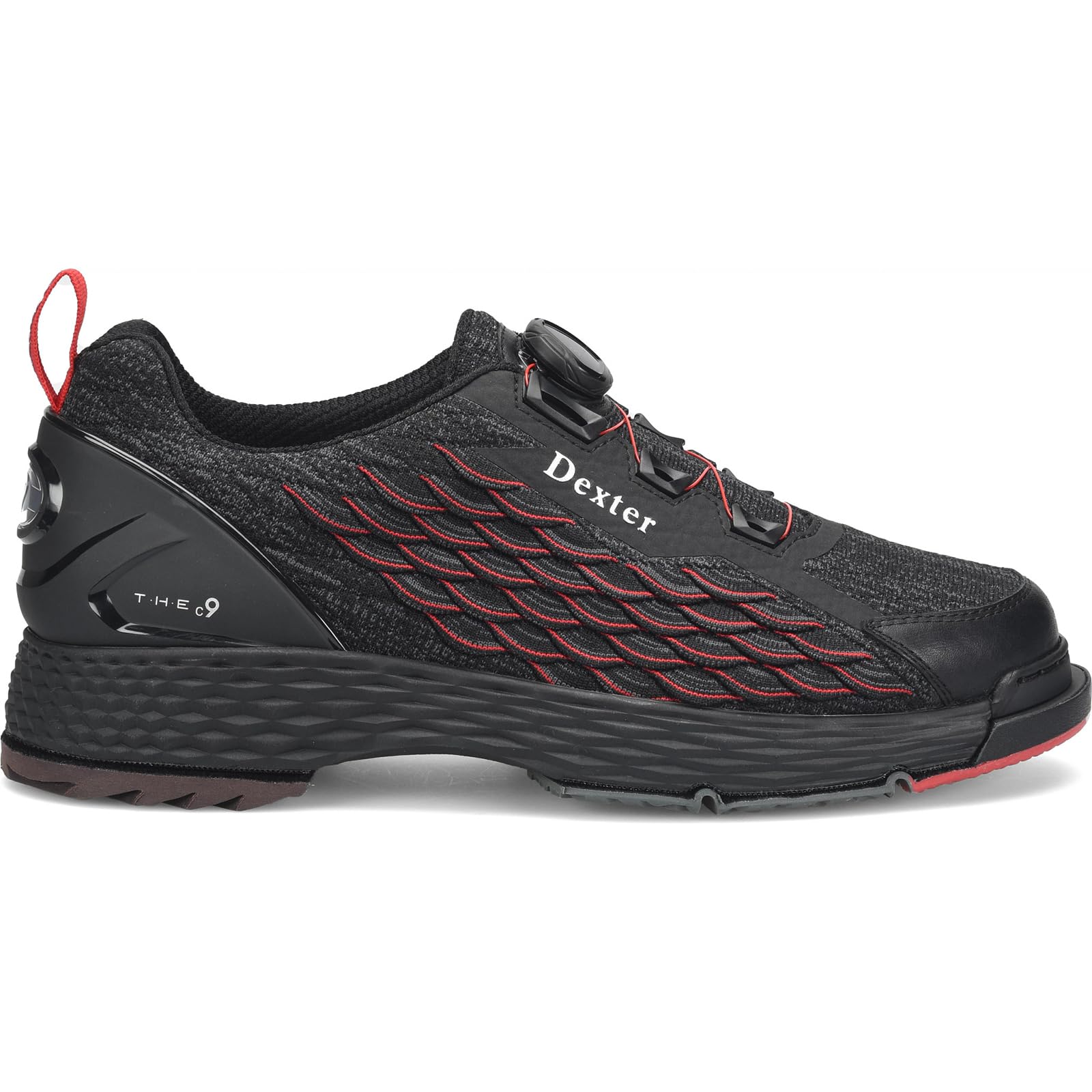 Amazon.com: Dexter Men's THE C9 Knit BOA Bowling Shoe Black/Red