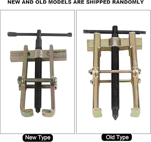 KIMISS Extractor de engranajes de rodamientos, 3.937 in de dos mandíbulas Perno de brazo de engranaje de rueda de engranaje Extractor de cojinete