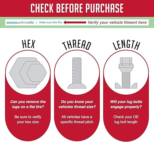 Miniatura 4 de Wheel Accessories Parts 20 piezas M15 x 1.25 15 x 1.25 rosca Bellota para asiento de asiento de bellota, acabado negro, longitud del vástago de