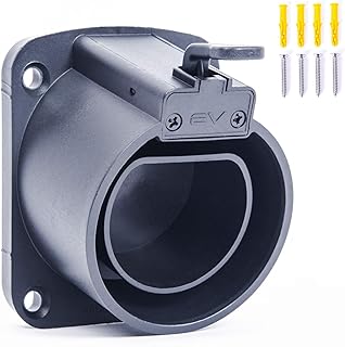 Wallbox Typ 2 | Wandhalterung für Elektroauto-Steckerhalter - Kompatibel mit allen EU-Norm-Ladekabeln