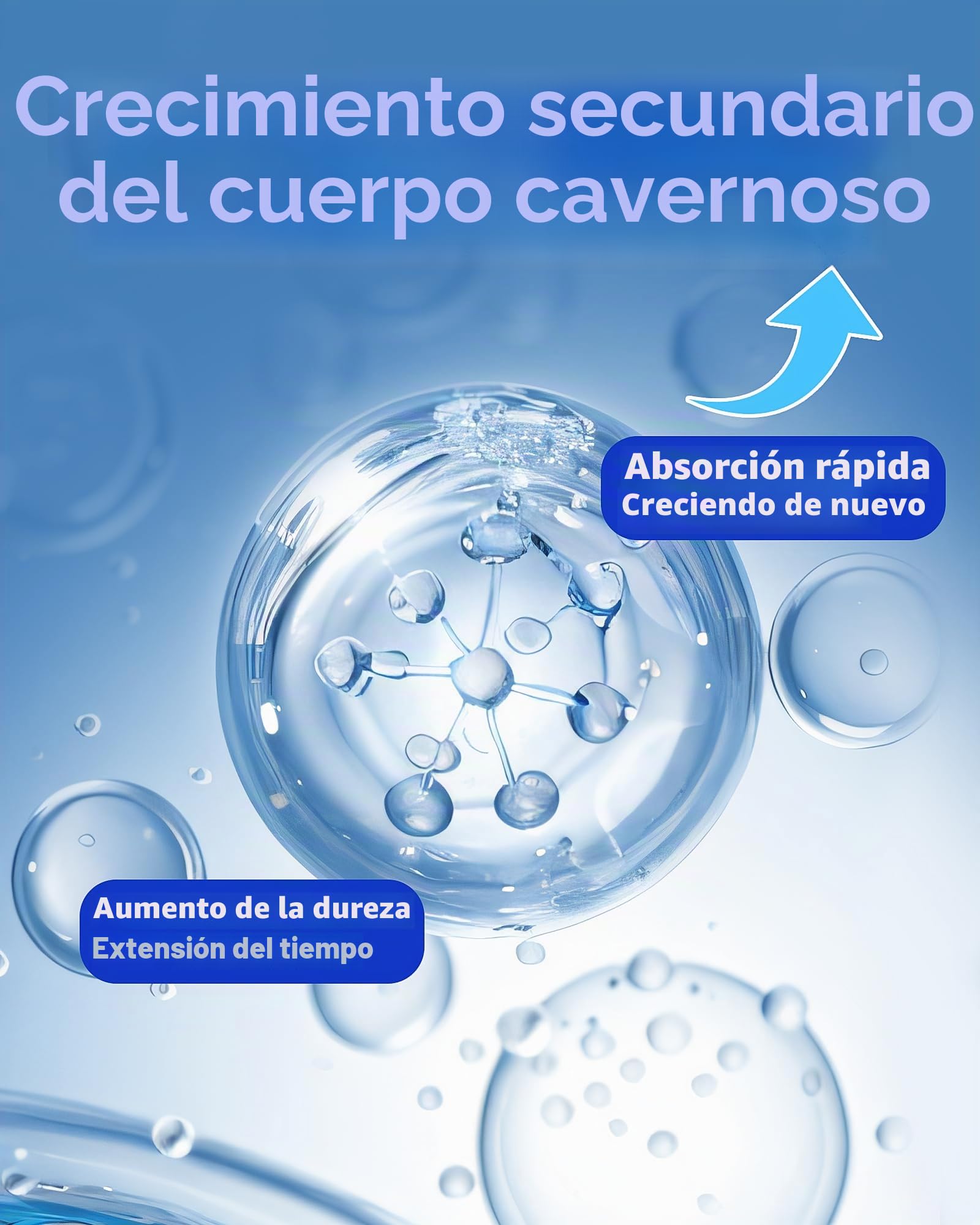 Crema de aumento masculino, crema de mejora masculina, tecnología de extracción vegetal 2.0, 50 ml