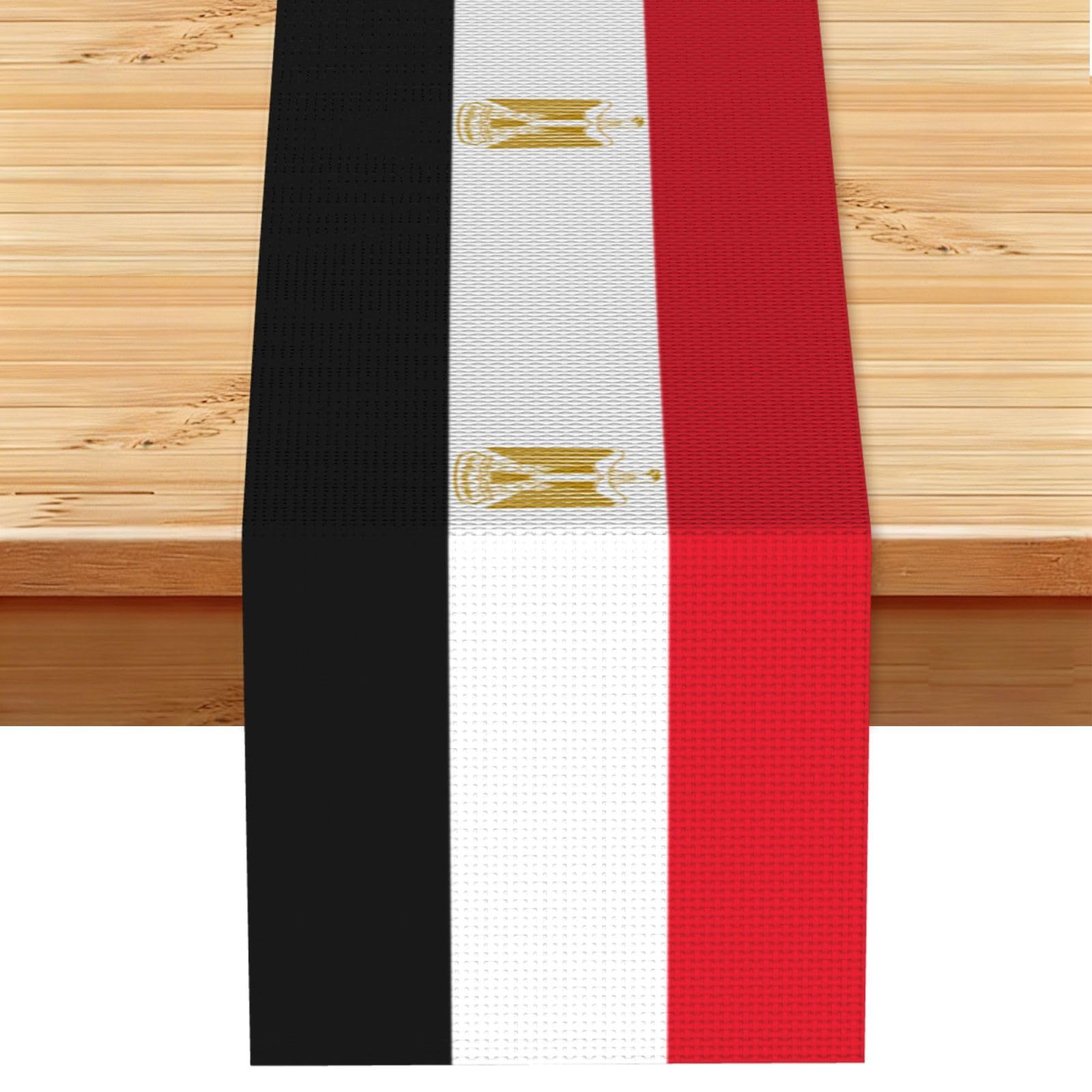 Egyptian flag Table Runner 13x72 Inch Dining Decor