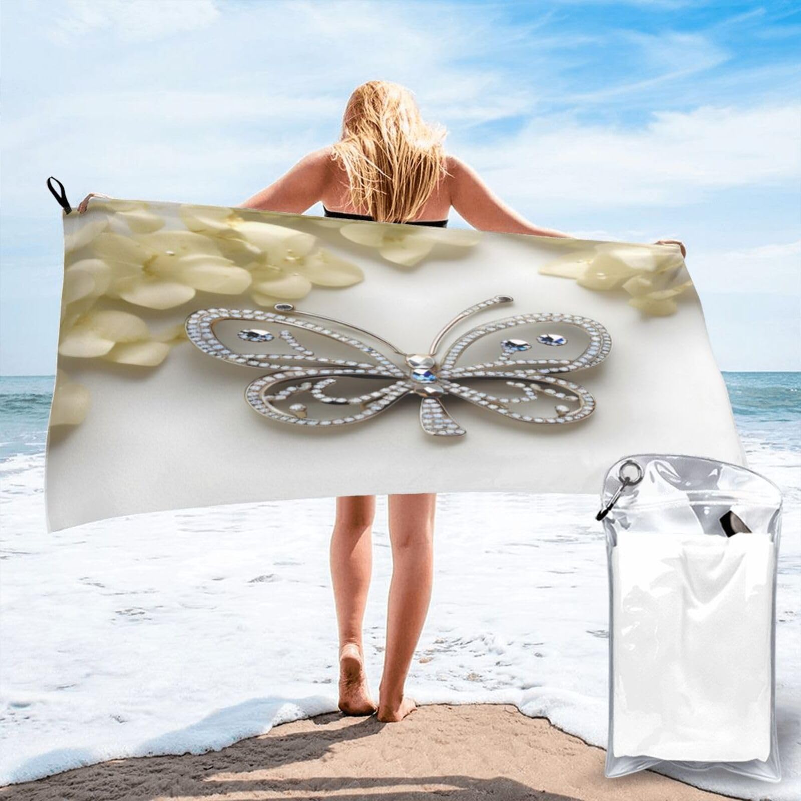 Serviette de bain à séchage rapide compacte anti odeur pour le sport et la gym