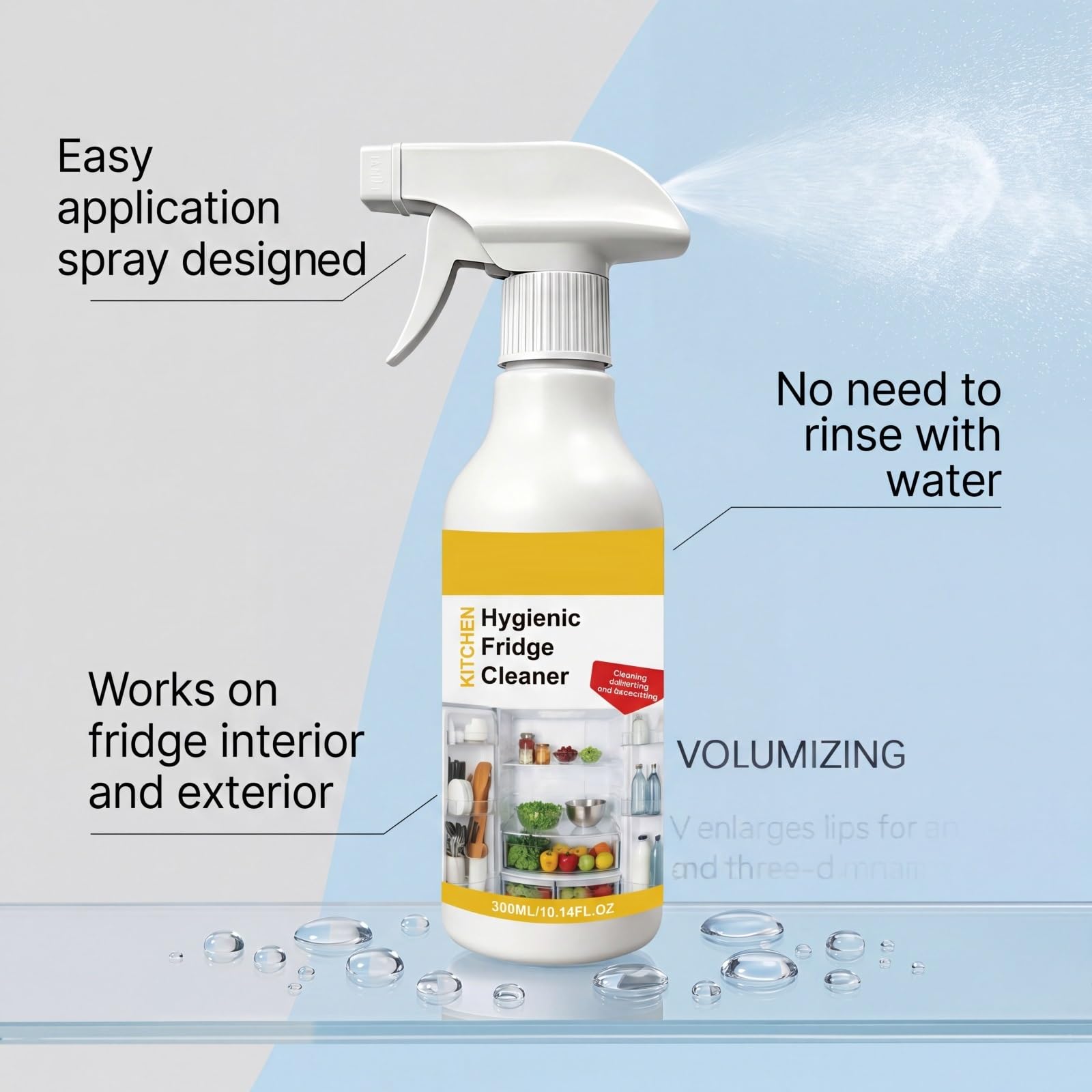 Kühlschranke Entfrost Und Entfrostmittel, Kühlschrank Deodorizer, Kühlschrank Entfrostmitt/el Spray, Schnelle Aktion Eisentfernung Spray, Hochwirksame Kühlschranke Und Entfrostmittel. (5PCS)
