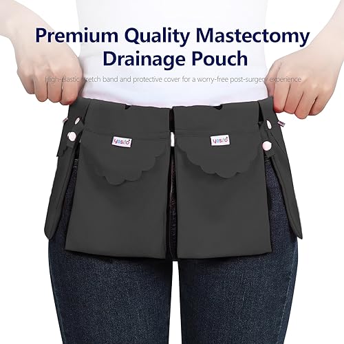 Miniatura 6 de Bolsa de drenaje para mastectomía y bolsa de ducha para soporte posterior a la mastectomía