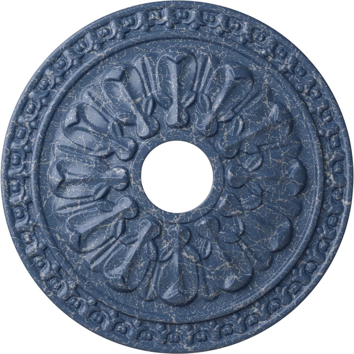 Ekena Millwork CM18WAAMC Warsaw Ceiling Medallion, Americana Crackle