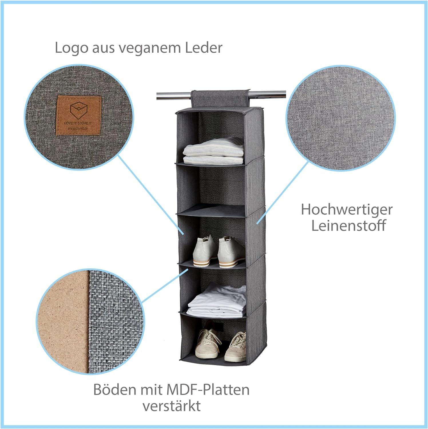 Ripiano In Acciaio Inox 150x30 Cm - Per Cucina, Garage O Officina, Alta Capacità Di Carico - Foto 9