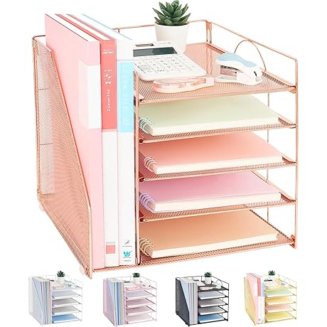 Rose Gold Desk Organizer: The Ultimate Workspace Companion for Women