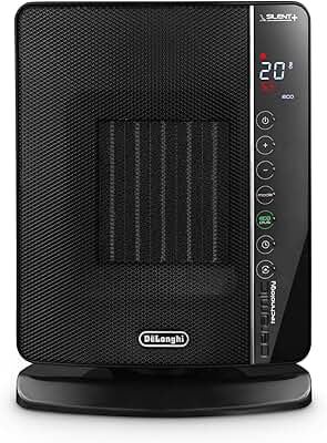 DeLonghi DCH7993ERBC - Calefactor, 2400 W, color negro