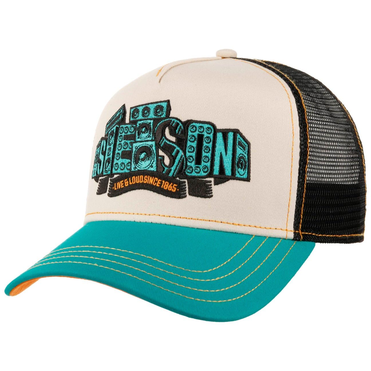 Stetson Live and Loud Gorra Trucker Logos Musicales Hombre Todo el ano