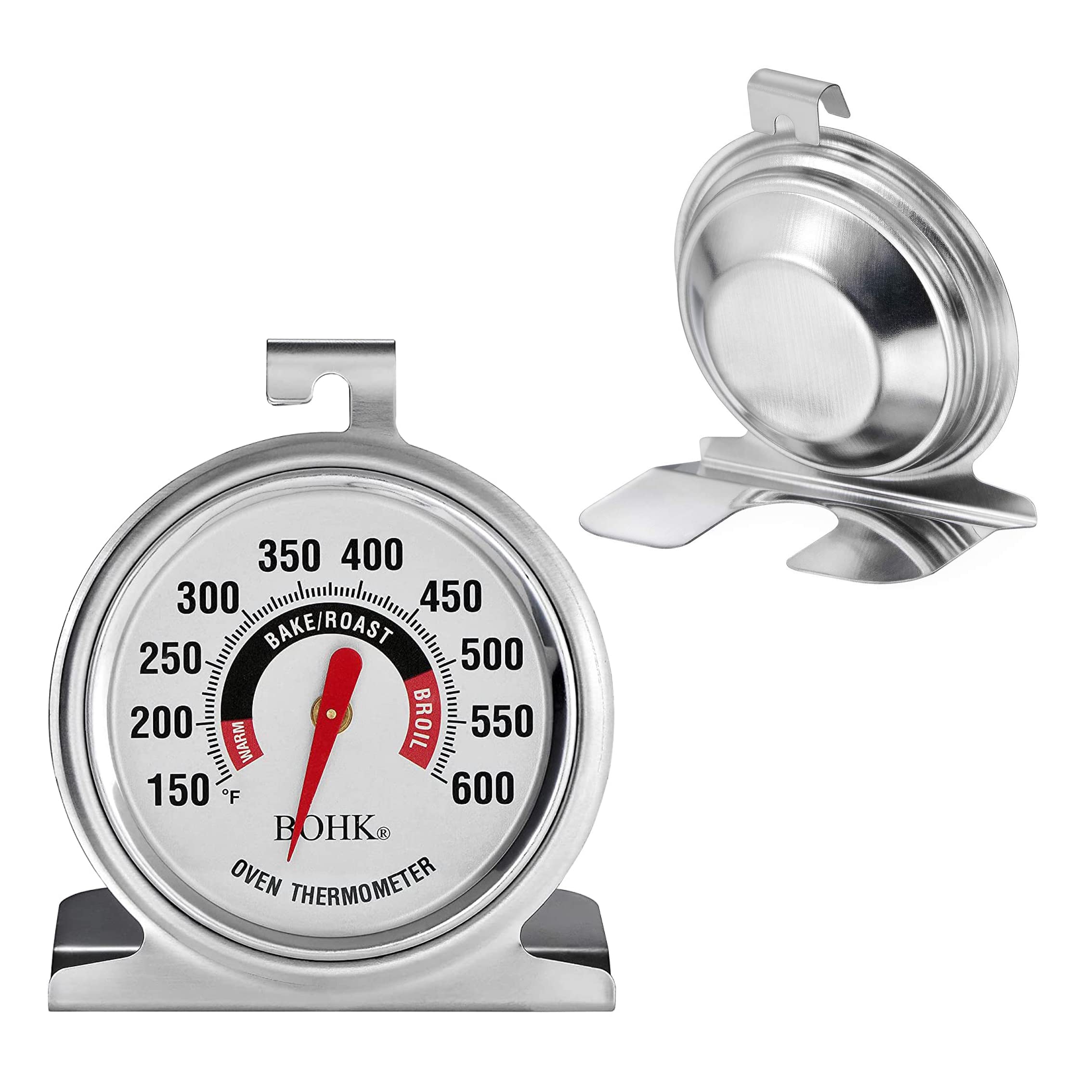 Baking Termometer BOHK Large Dial Oven Thermometer 150-600 Degrees BOHK Large Dial Oven ...