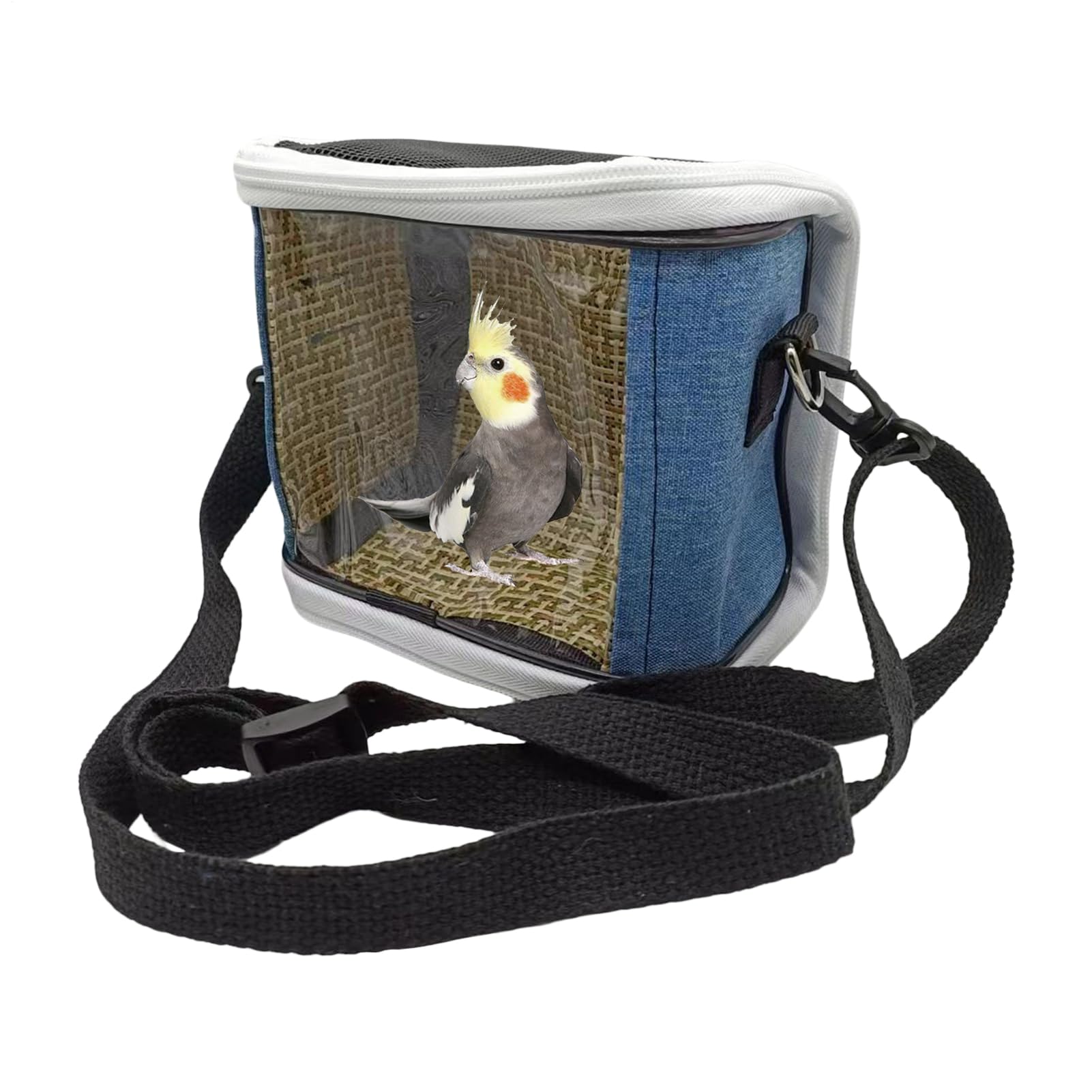 Transportín para Aves de Viaje | Jaula De Transporte Exterior para Agapornis - Jaula de Transporte Exterior para Loros | para Guacamayos Periquitos Visitas al Veterinario Paseos — view 8