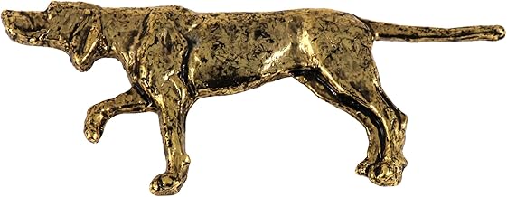 Creative Pewter Designs English Pointer Dog 22k Gold Plated Lapel Pin, Brooch, Jewelry, DG376F