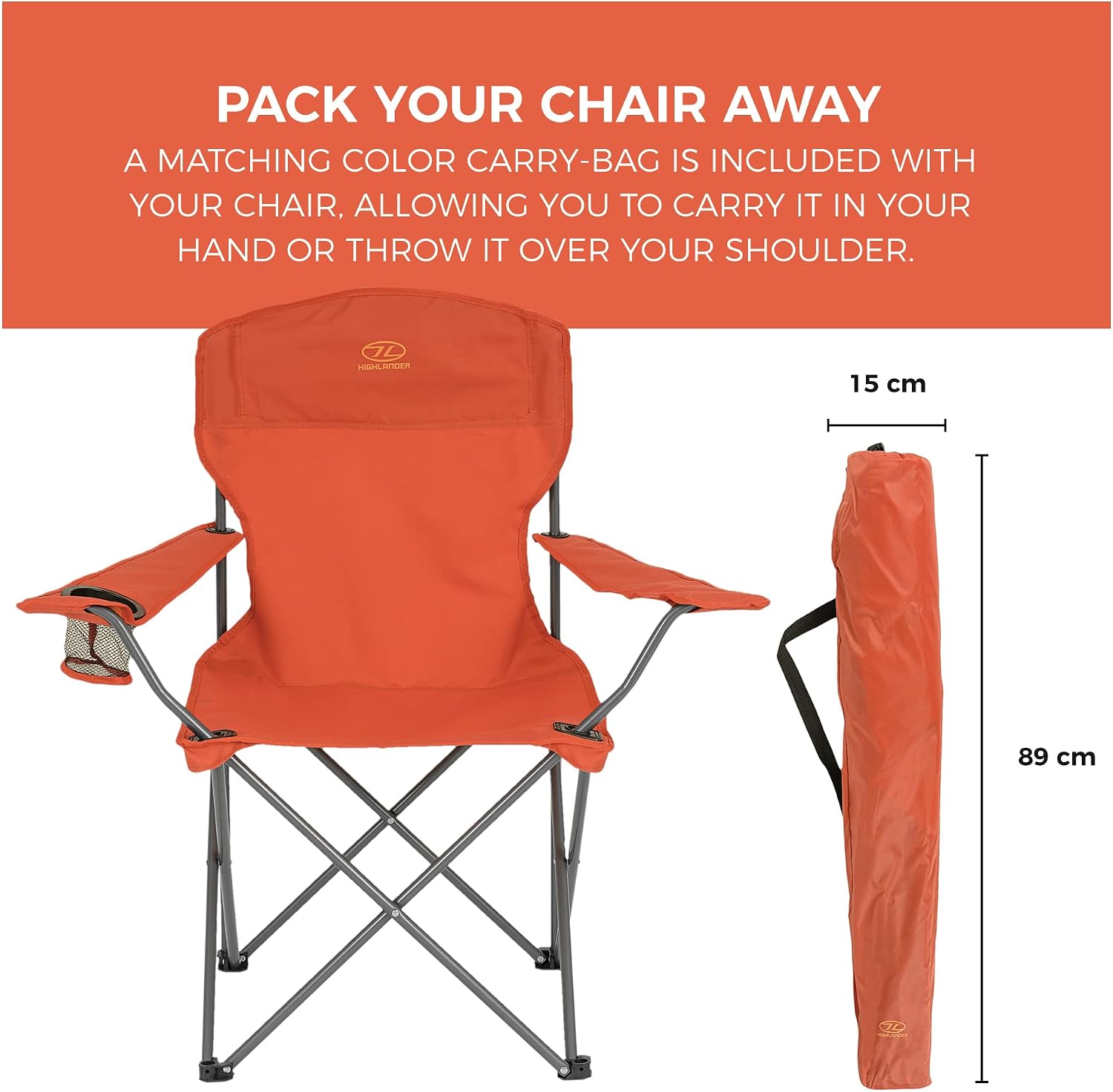 Highlander Outdoor Traquair Folding Camp Chair