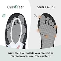 Vista 7 de Orthofeet Zapatillas ortopédicas de lava de punto para hombre Gris