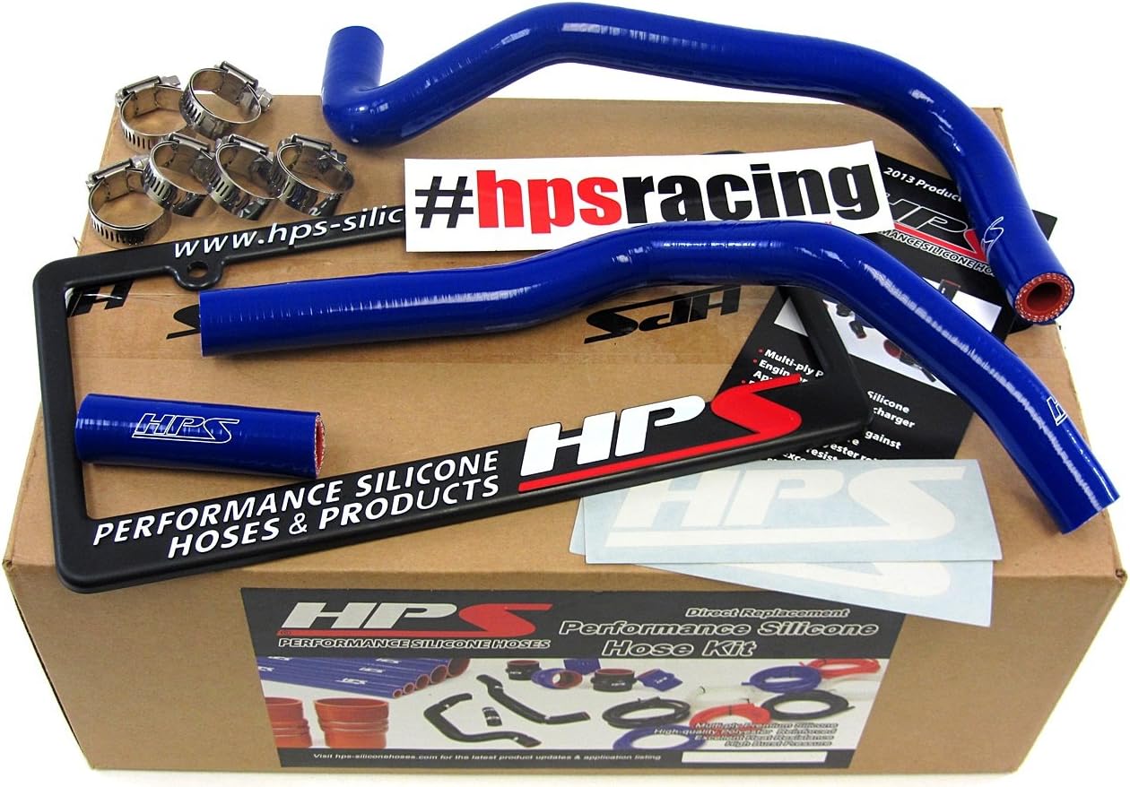HPS 57-1282-BLUE-2 Blue Silicone Heater Hose Kit (Coolant)