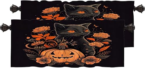 Miniatura 287 de Cenefas de cocina modernas con patrón de cobre marrón dorado para ventanas, cenefas opacas abstractas de marcas de arañazos y cortinas opacas