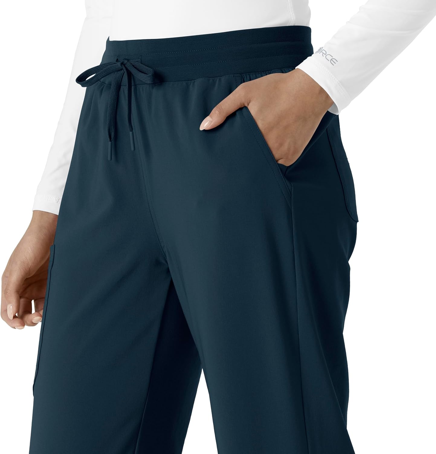 Carhartt Scrubs for Women Force Cross-Flex Boot Cut Pants, with 6 Pockets Navy - Image 8