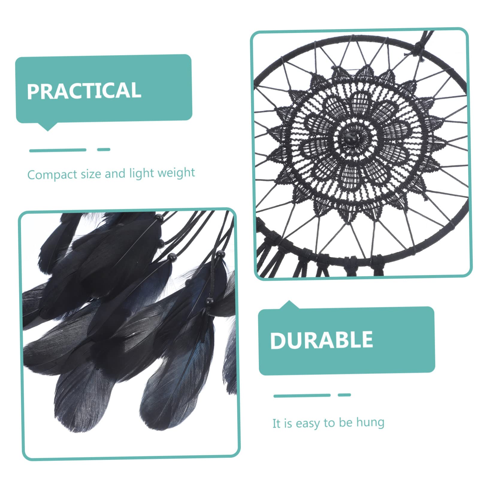 TOPBATHY 5piezas Atrapa Sueños De Pluma Adorno Colgante Hecho Mano Decoración Boho para Habitaciones Salones y Jardines Captura De Sueños para Niñas y Adultos