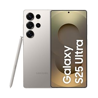 Samsung Galaxy S25 Ultra 5G AI Smartphone (Titanium Gray, 12GB RAM, 512GB Storage), 200MP Camera, 5000mAh Ultra Long Battery, QHD+ Dynamic AMOLED 2X, Galaxy AI, Knox Security, S Pen Included