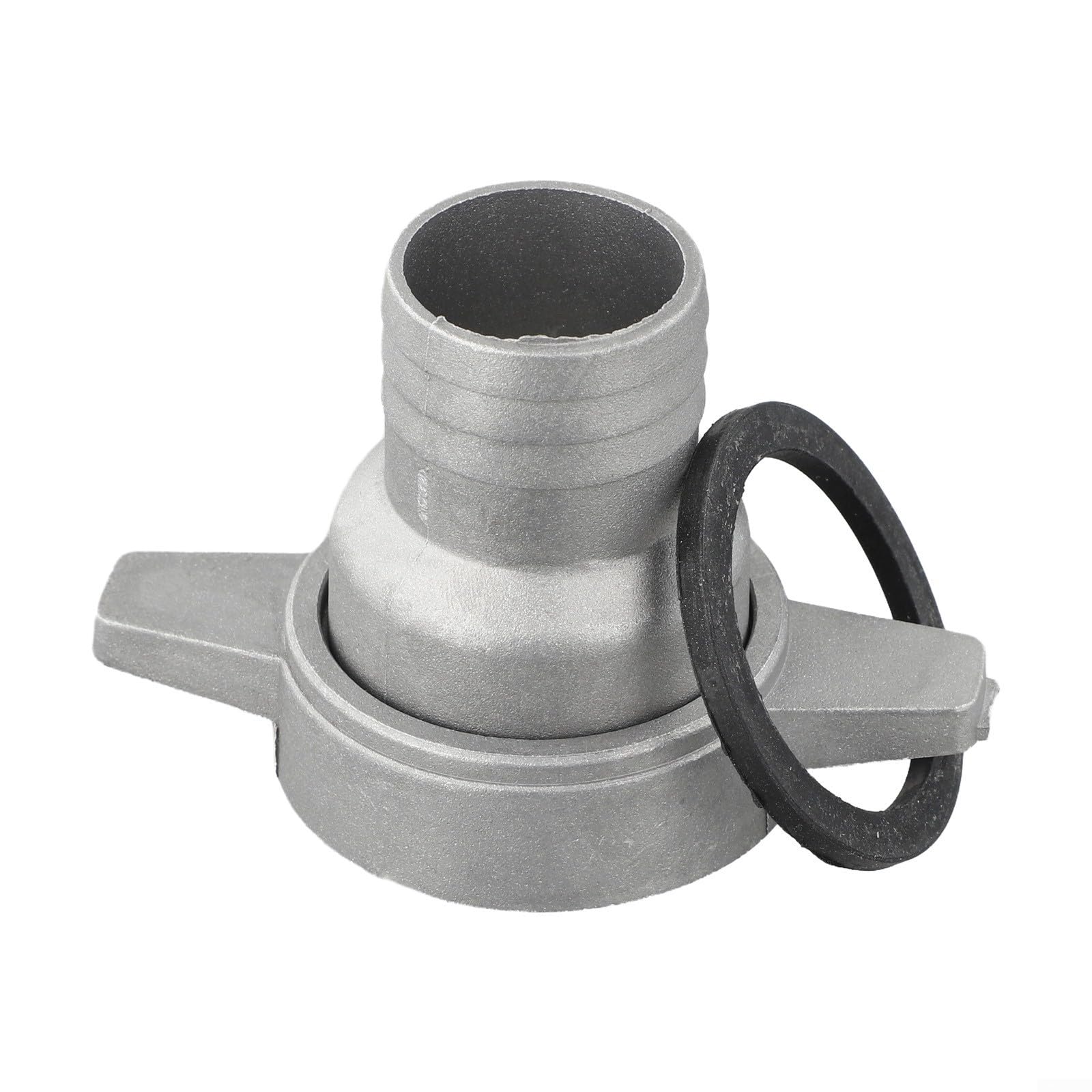 Heavy Duty Aluminum Water Pump Connector Pipe with Rubber Gasket Designed for Stable and Secure Connections for ACROSS Multiple Pipe Sizes (2 inchto 1.5 inch)