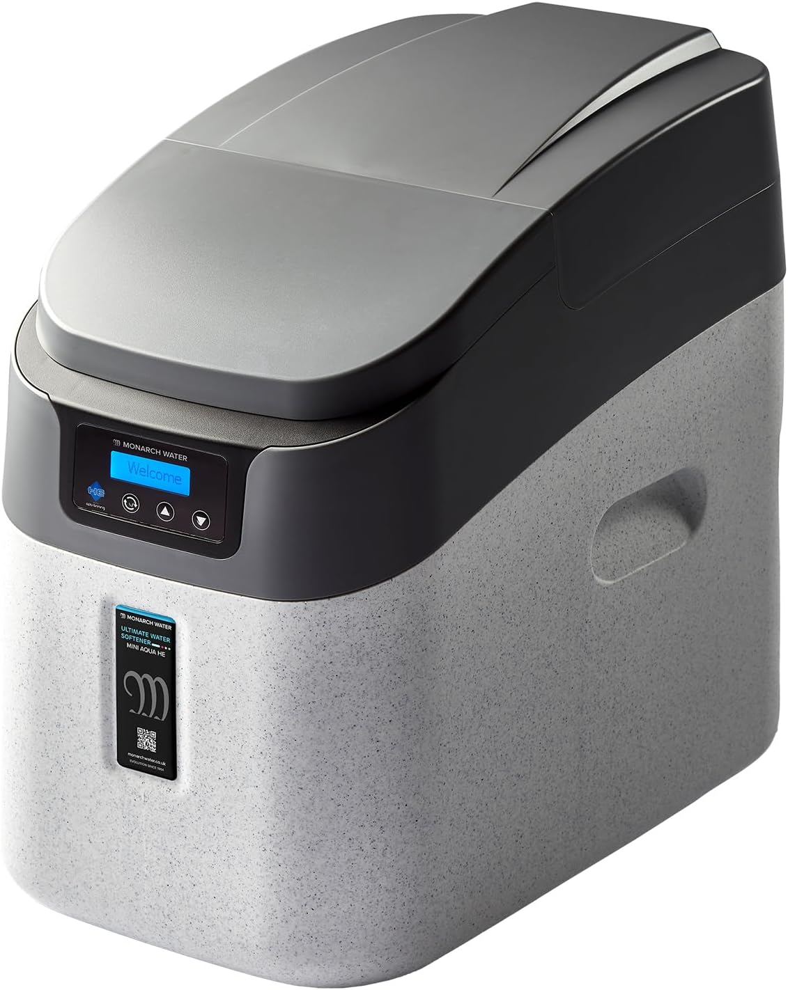 Ultimate Mini Aqua HE WRAS-Approved Water Softener Includes Full Installation kit for 15mm Supplies, Suitable for 1-3 People