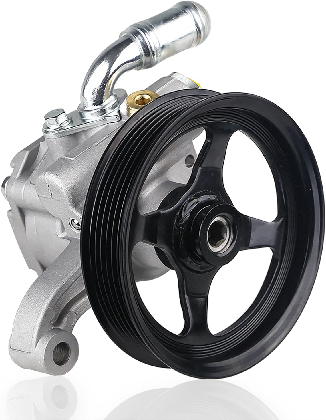 Power Steering Pump with Pulley Compatible with Buick Enclave GMC Acadia 2008 to 2017, Chevy Traverse 2009 to 2017, Saturn Outlook 3.6L V6 2007 to 2010, Replacement for 20-2403, 96-2403