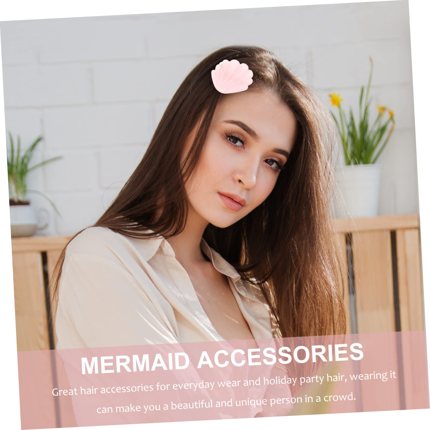 MAGICLULU 40 Pz Fermaglio per a forma di stella marina perlati accessori a sirena per donna fermacapelli natalizi molletta tiara fermaglio per con perle nozze clip