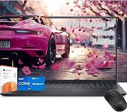 Dell inspiron 15 Laptop Touchscreen - i7-1355U -39.6 cm FHD Touch - 64GB RAM -1TB SSD -College Student Business Laptop Windows 11 - Office 365 -Computadora Photo Editing - 1.6 kg Light