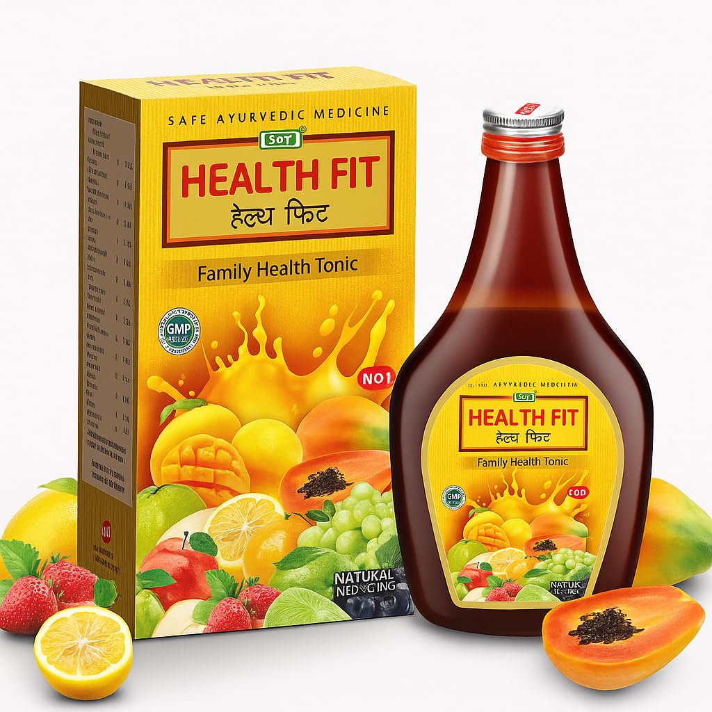 Health Fit Family health tonic for health grow multivitamin syrup (450ml srp Pack 1)