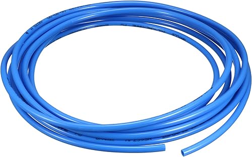 uxcell Tubo de aire neumático, 0.236 in de diámetro exterior x 0.157 in ID 19.7 ft (236 pulgadas) PU poliuretano compresor de aire tubería manguera