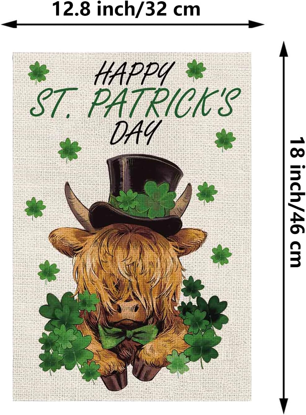 Seasonal Garden Flags - Funny Highland Cow Double Sided Flags Set of 11 Holiday Farmhouse Indoor Halloween Christams Gifts Outdoor Yard Lawn Decorations 12.5x18 Inch - Image 2
