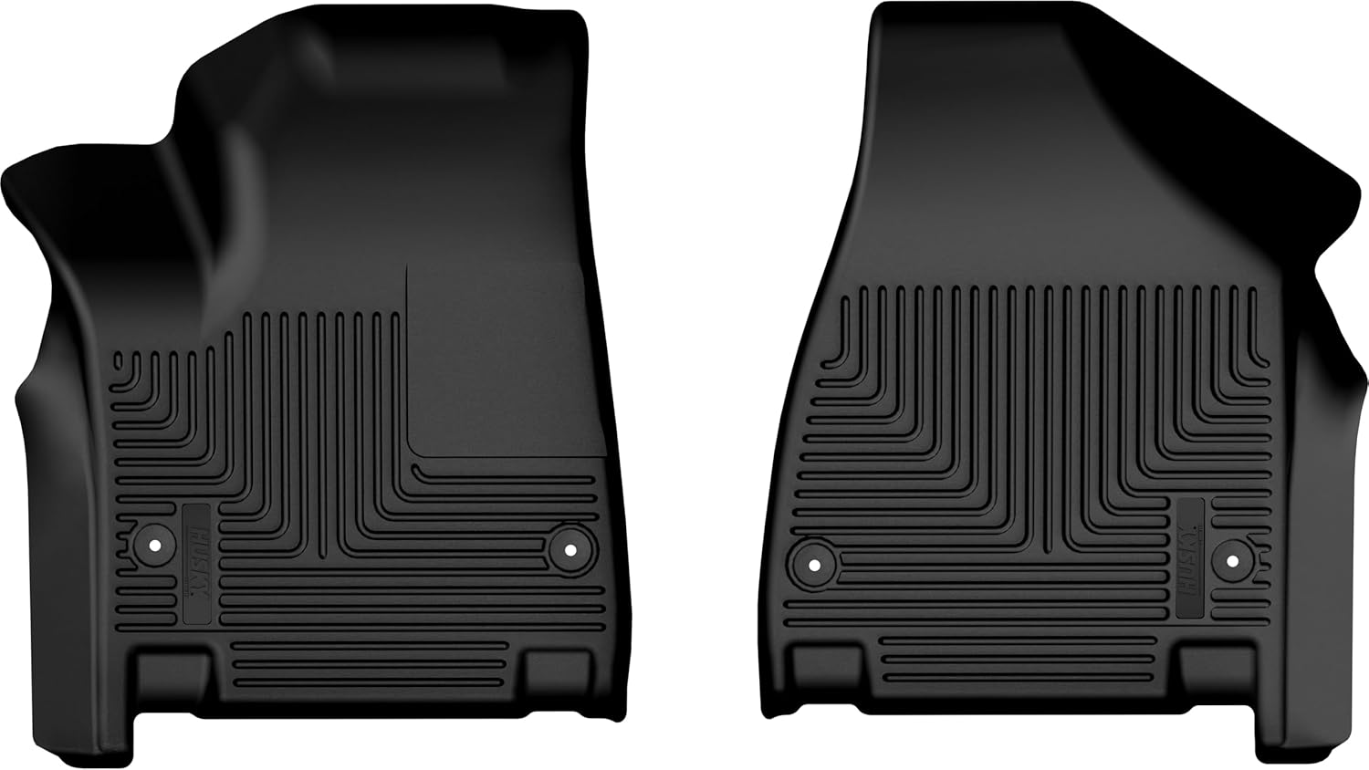 Husky Liners Weatherbeater Floor Mats | Fits 2017-2025 Chrysler Pacifica | Front Row, 2-pc Black - 13331