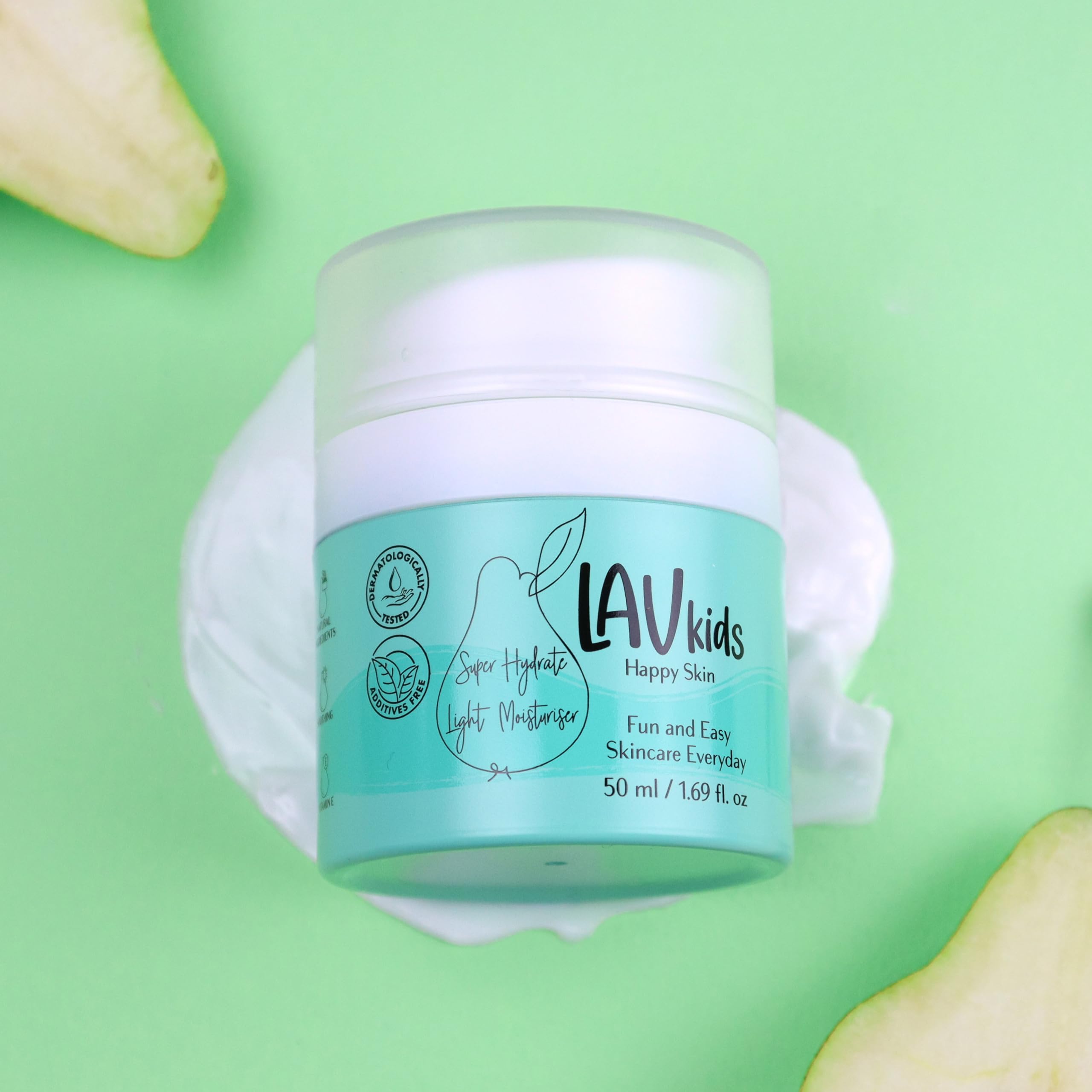 Lav Kids Super Hydrate Light Face Moisturise with Aloe vera, Sweet Almond Oil and Shea Butter 50ml - Image 3