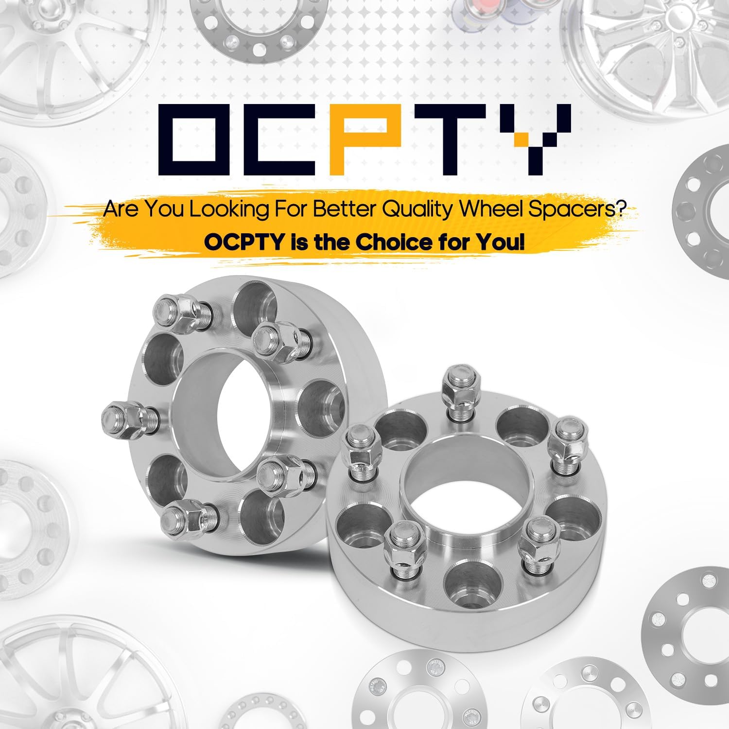 OCPTY 2PCS 5x115 to 5x115 Wheel Spacers 1.5" Wheel Adapters 14x1.5 Studs 71.5mm Center fit for 2005-2022 for Chrysler for 300/2008-2022 for Dodge for Challenger