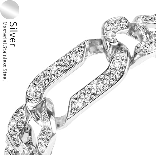 Miniatura 2 de Pulsera compatible con Fitbit Luxe Watch Band Rhinestone Diamond Metal Elegante Correa ajustable compatible con Fitbit Luxe Band para mujer