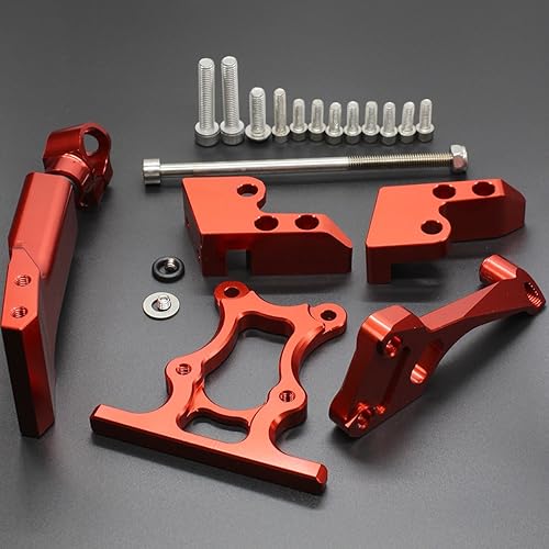 Miniatura 3 de FXCNC Racing motocicleta CNC amortiguador de dirección estabilizador amortiguador de montaje kit compatible con MT07 FZ07 MT-07 FZ-07 2014-2019