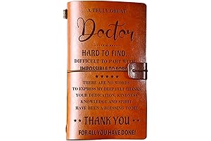 Thoughtful Appreciation Gifts for Doctors, Refillable Journal Christmas Presents for Esteemed Physicians