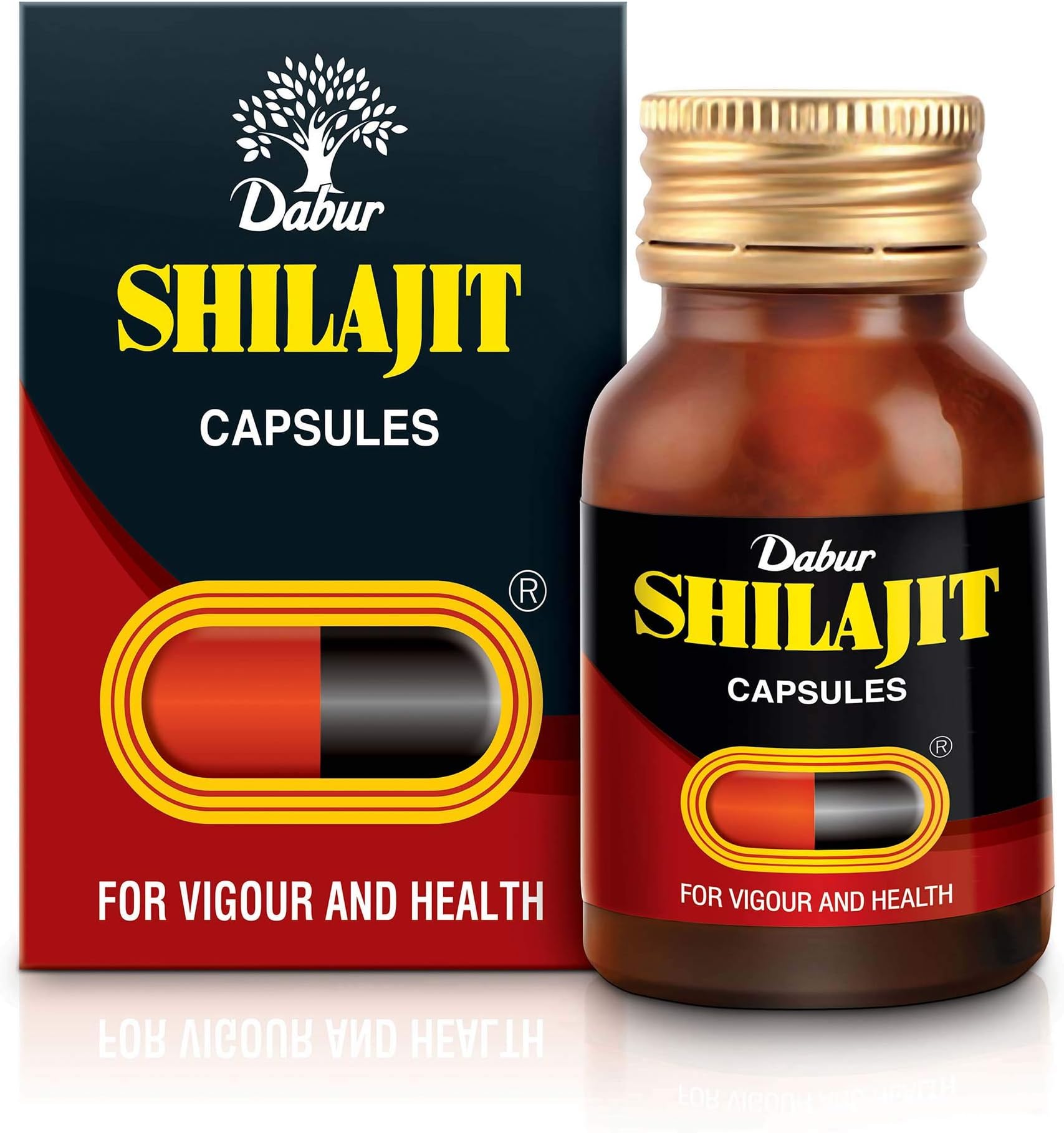 Dabur Shilajit for Vigour and Health - 100 Capsules