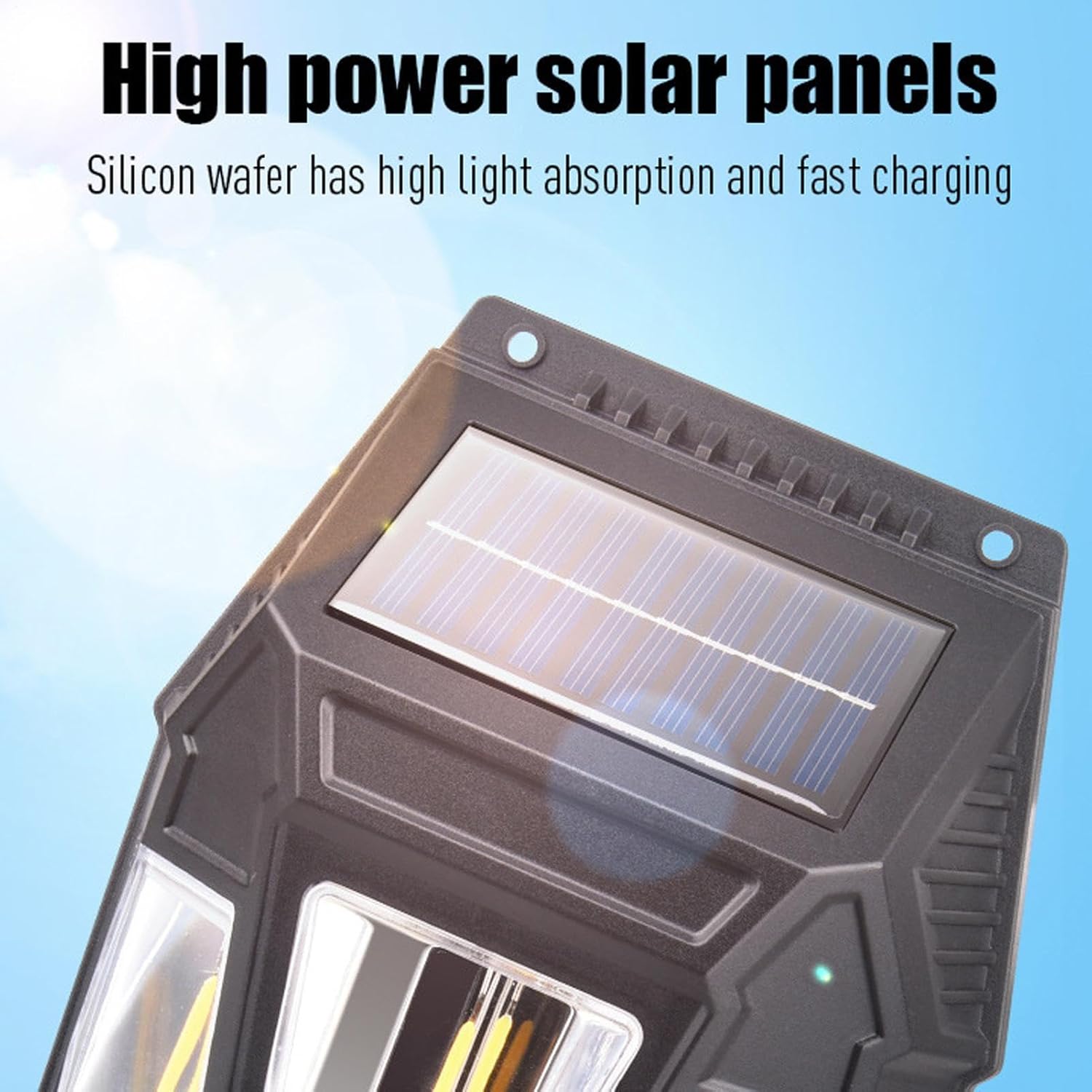 Solar Lights Outdoor, Solar Wall Powered Deck Lights with Tungsten Bulbs, Garden 3 Modes LED Wall Lamp for Outdoor, Yard, and Landscape, Perfect for Bright and Energy-Efficient Lighting