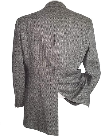 Wemaliyzd Men Western Herringbone Jacket Suit Regular Fit Sport Coat Blazer Centre Vent