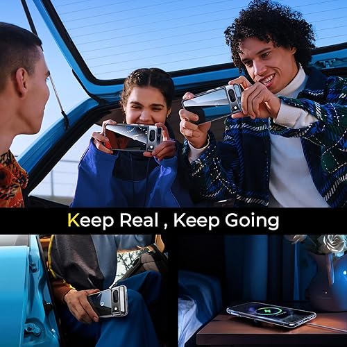 Miniatura 8 de Humixx Funda ultratransparente para Google Pixel 8 (2023)  Transparente Máxima protección contra caídas acabado no amarillento Agarre mejorado y