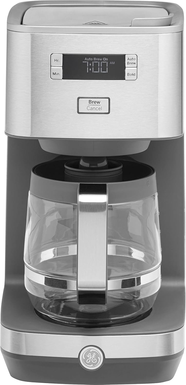 GE Classic Drip 12Cup Coffee Maker Stainless Steel (Renewed) CDs & Vinyl