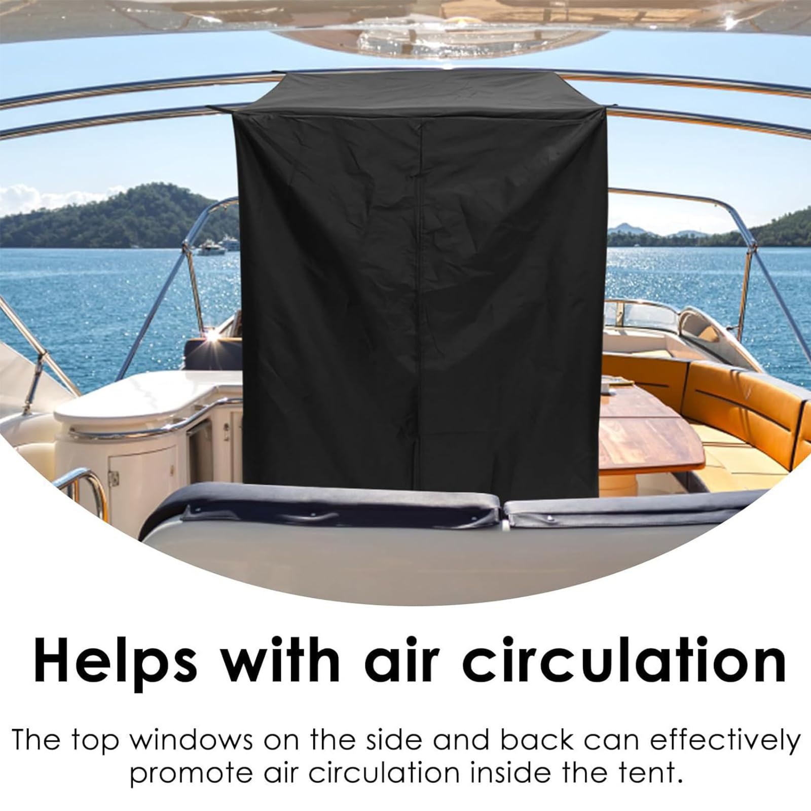 Tienda de privacidad para Cambiar Barcos con diseño Plegable de