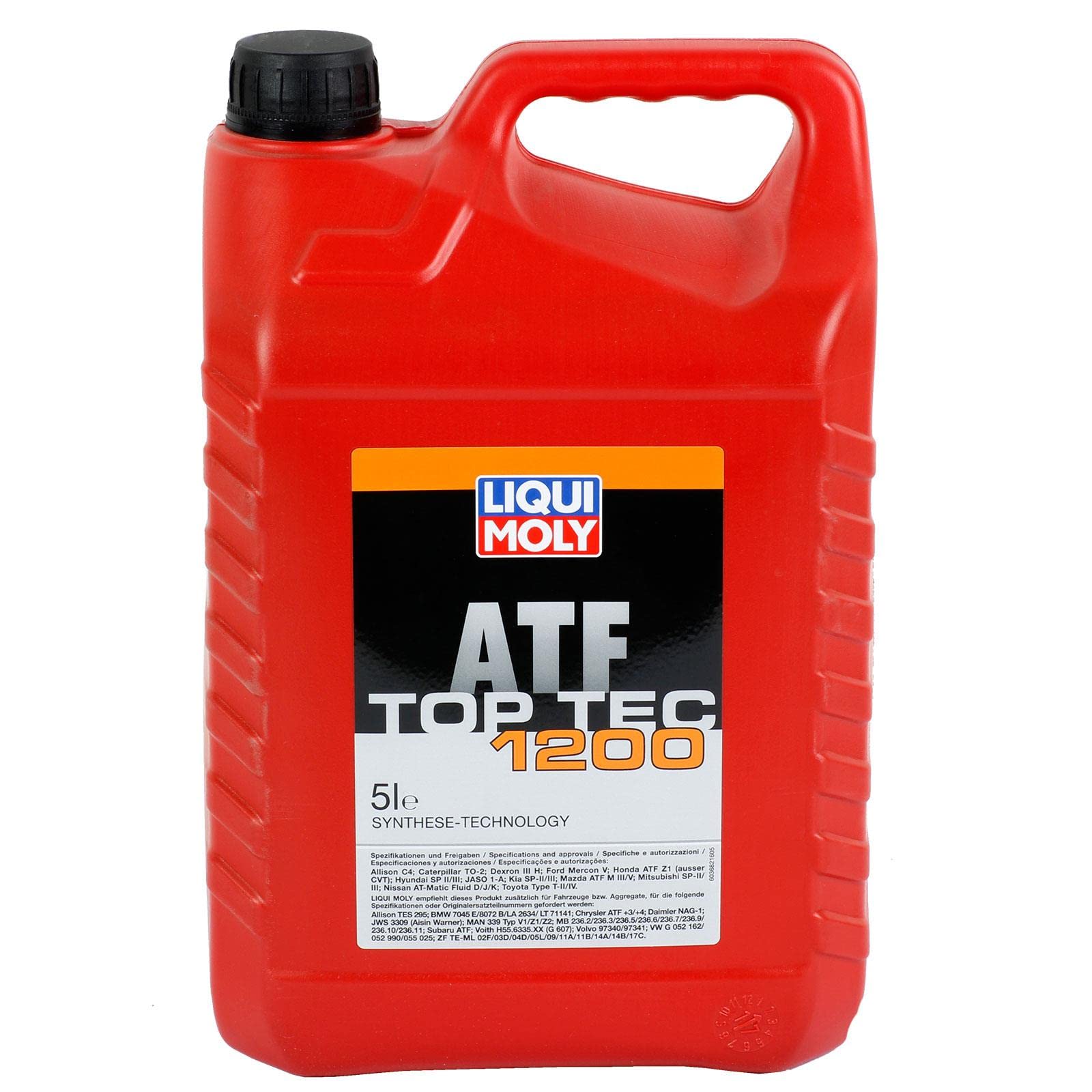 LIQUI MOLY Top Tec ATF 1200 | 5 L | Gear oil | Hydraulic oil | SKU: 3682