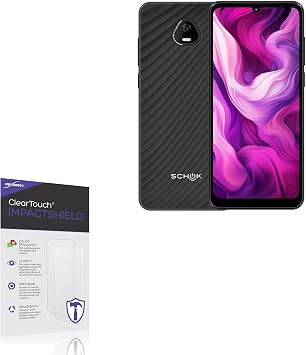 BoxWave Screen Protector Compatible with Schok Volt SV67Q 4G - ClearTouch ImpactShield 2-Pack, Impenetrable Screen Protector Flexible Film