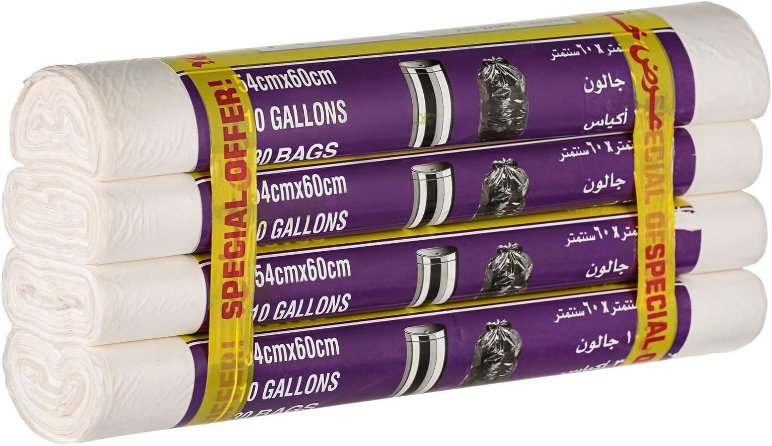 Natures Enviocare Enviro Care Set of 4 - White