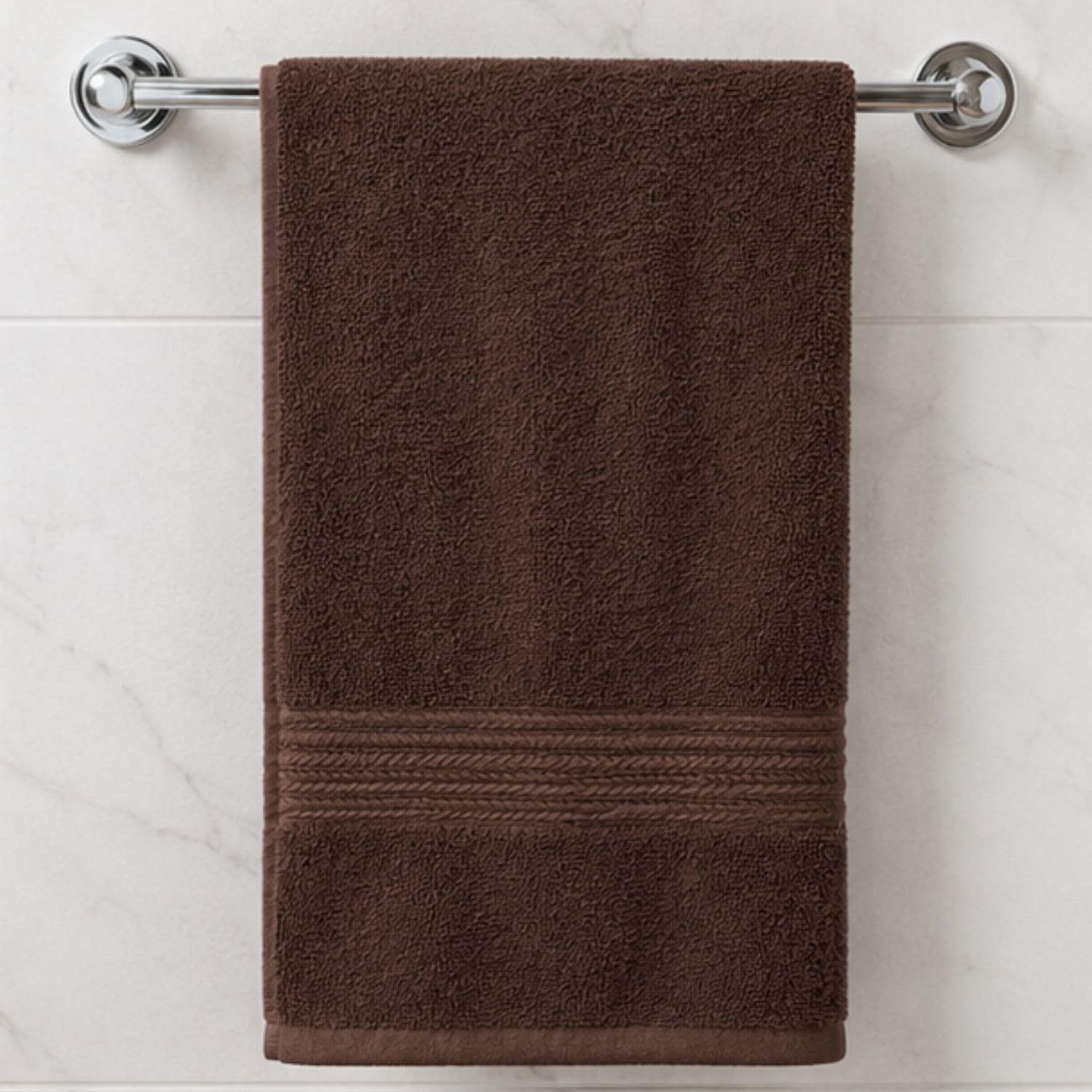 LINORA 2-Pack Cotton Bath Towels - Soft & Absorbent -8